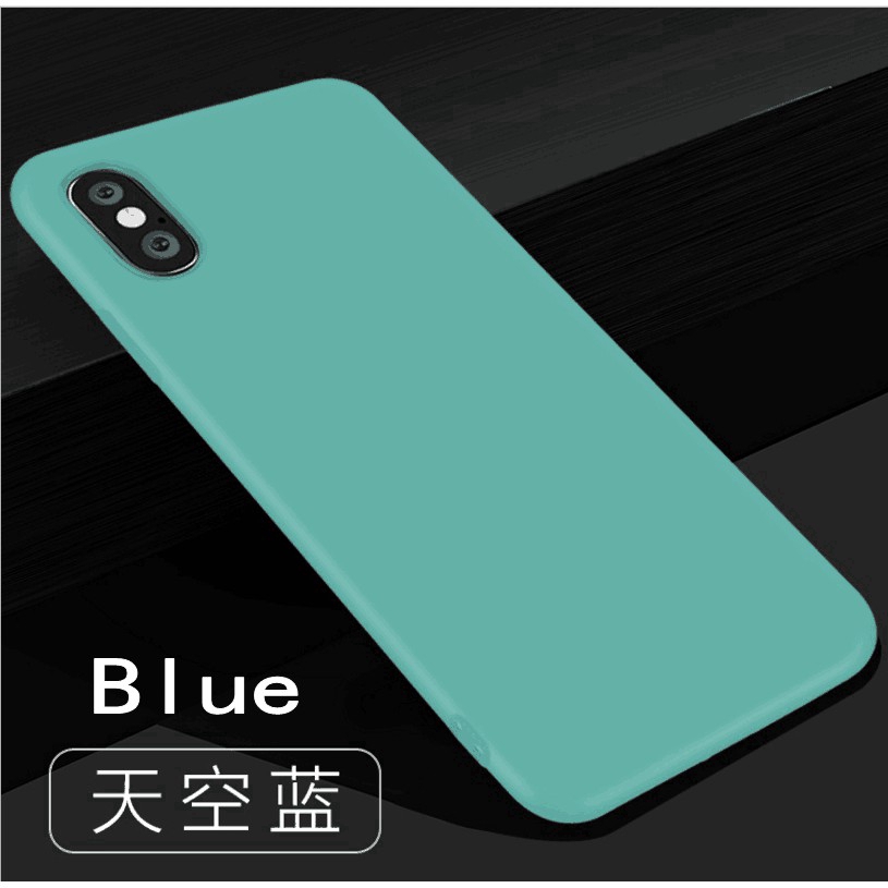 Ốp lưng nền nhám màu kẹo ngọt cho điện thoại Apple iPhone X XR XS Max 8 7 | BigBuy360 - bigbuy360.vn