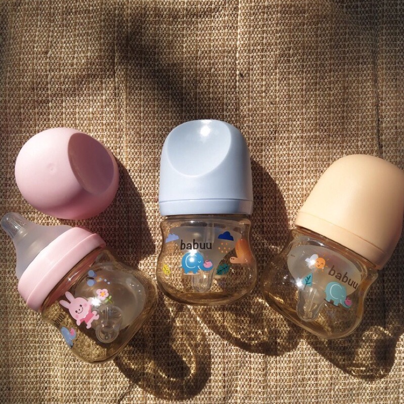 Bình sữa Babuu PPSU 90ml/210ml/270ml tặng kèm núm