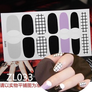 Bộ 14 miếng dán trang trí móng tay nghệ thuật