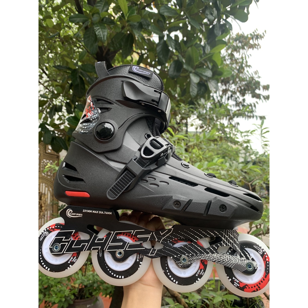 Giày trượt Patin 8 bánh sáng CHÍNH HÃNG Classy Sports Q9  - TẶNG KÈM BỘ BẢO HỘ CHÂN TAY GỐI