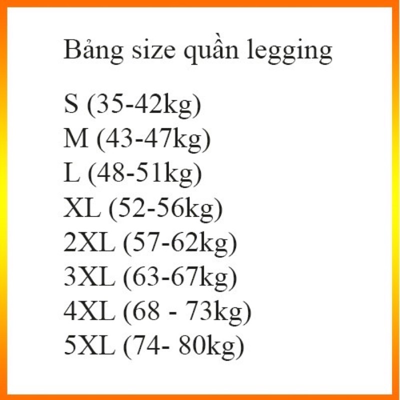 ��Quần Legging nâng mông (40kg55kg)