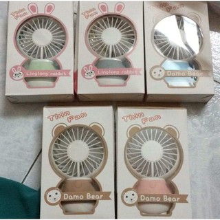 Quạt cầm tay mini (thỏ và gấu)