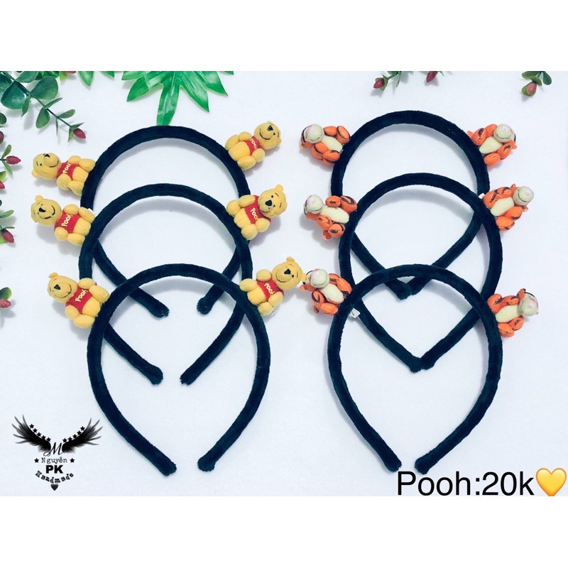băng đô cài tóc hoạt hình gấu [Pooh & Tigger]
