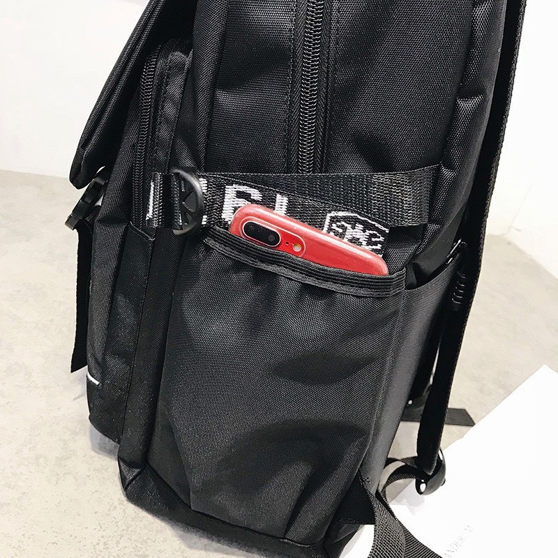 Balo Ulzzang Hàn Quốc Phản Quang Thời Trang Unisex Backpack 2810 Shop Balo Đi Học Nam Nữ Chống Nước Có Ngăn Chống Sốc