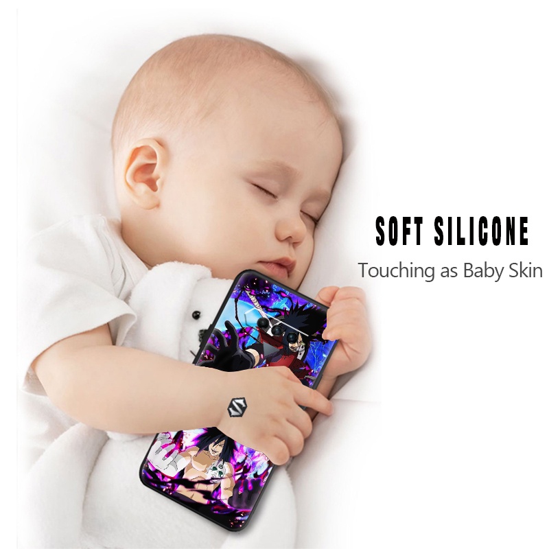 Cặp đôi Naruto Anime Hoạt hình vỏ điện thoại Xiaomi Black Shark 4 4S Vỏ TPU mềm silicon màu đen mờ 57