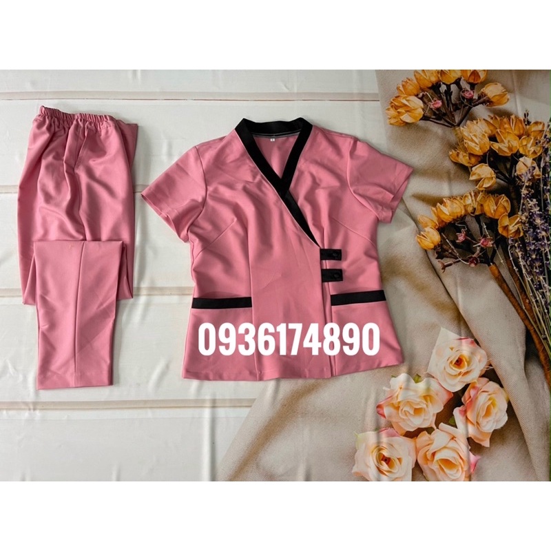 ĐỒNG PHỤC SPA, THẨM MỸ VIỆN, CHẤT COTTON LẠNH - KHÁCH CHỌN MÀU KHÁC IB SHOP