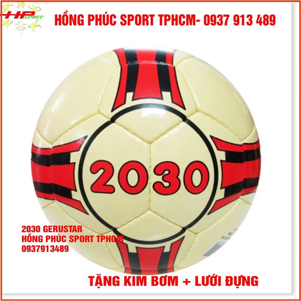 [BIG SALE] Quả bóng đá Futsal 2030 vàng đỏ Geru Star sân cỏ nhân tạo chính hãng