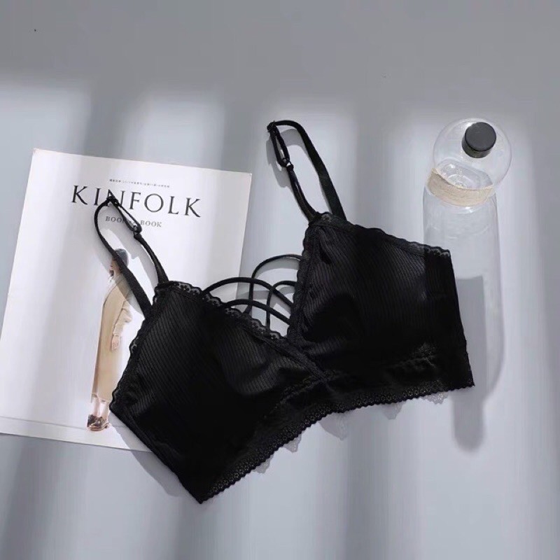 Áo lót bra dây đan cài sau siêu đẹp