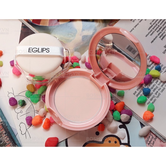 Phấn Phủ cho da Dầu Eglips Glow Powder Pact Pink Hồng Da