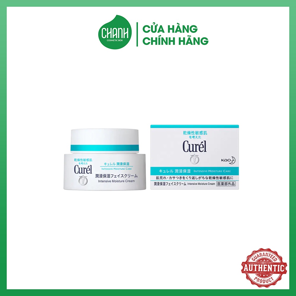 Kem Dưỡng Da Cấp Ẩm Chuyên Sâu Curel Intensive Moisture Care Intensive Moisture Cream 40g
