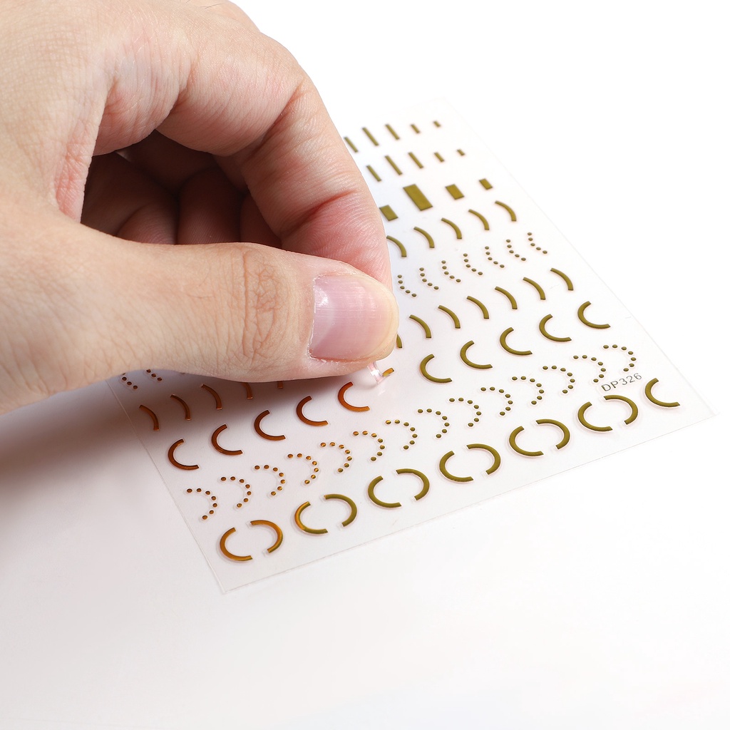 1 Miếng Dán Trang Trí Móng Tay Hình Bướm/Bướm Nhiều Màu Sắc