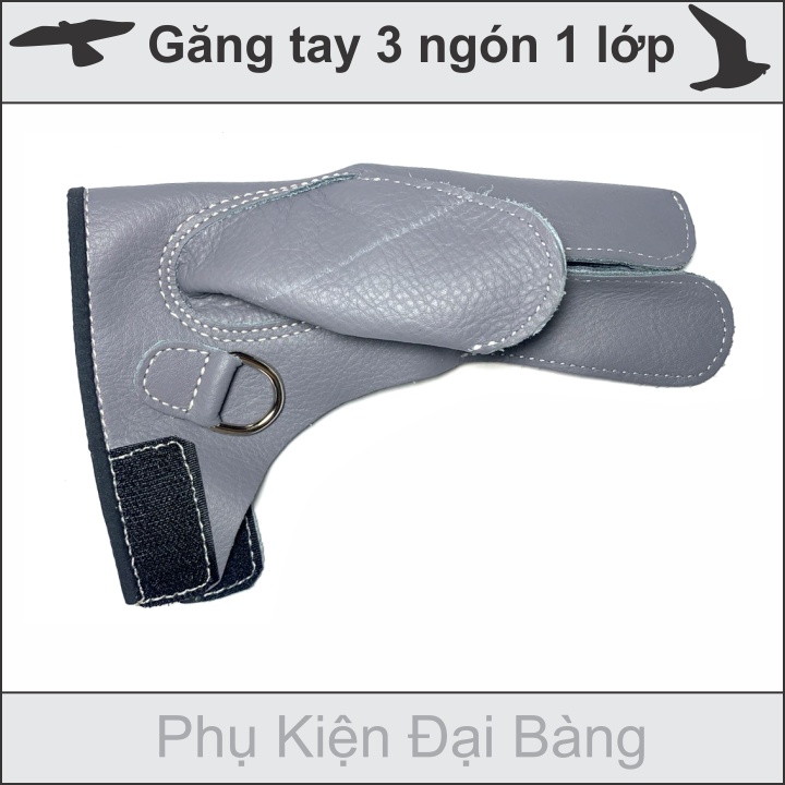 Găng tay da bò nuôi chim ưng, chim cắt nhỏ
