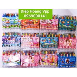 Sáp màu vặn 24 màu dành cho học sinh mẫu giáo đến cấp 2 dùng trong môn mĩ thuật