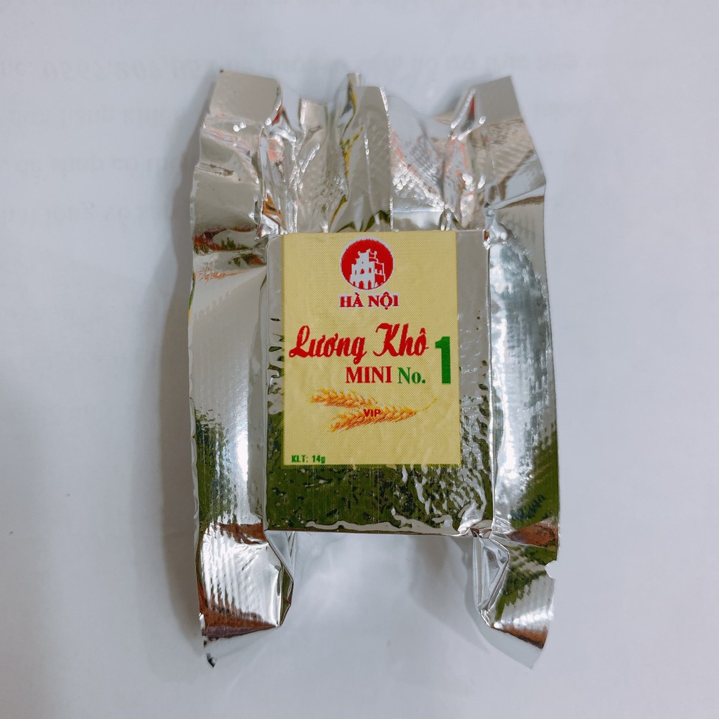Lương khô mini Hà Nội, bánh lương khô dinh dưỡng thơm ngon tiện lợi gói 250gr