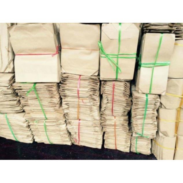 279đ/túi Combo 500 túi giấy xi măng đựng bánh mì 13x26cm giấy kraff siêu đẹp + tiêu chuẩn an toàn thực phầm