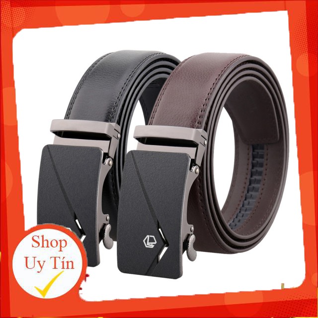 Thắt lưng nam da thật Anh Tho Leather - P134 (Đen, Nâu) -Hàng nhập khẩu