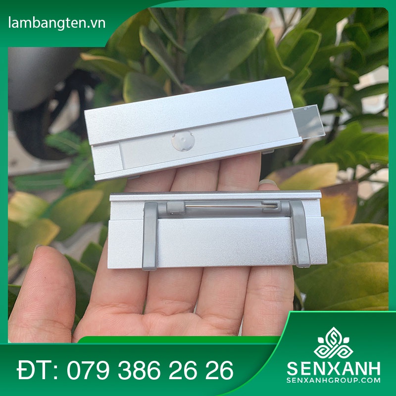 10 cái Phôi bảng tên nhân viên, Phôi sản xuất bảng tên nhân viên, Kích thước: 2.5x7 cm