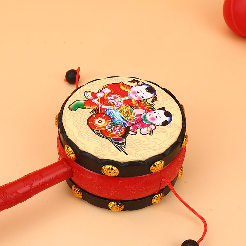 Trống Lắc Tay Truyền Thống Cho Bé