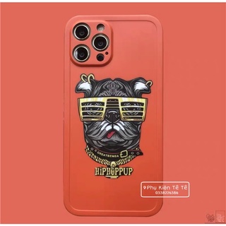 Ốp iphone đì or pug dẻo viền bảo vệ cam
