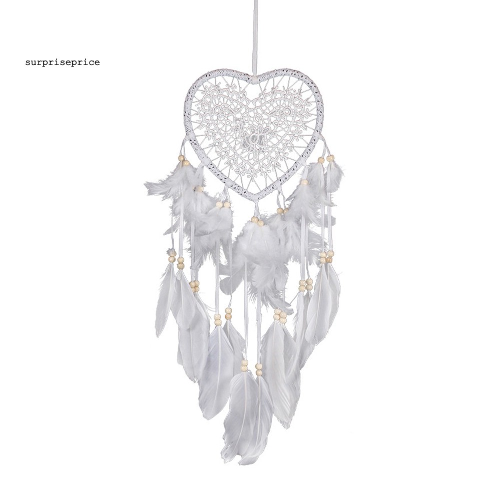 Dây đèn LED hình dreamcatcher trái tim trang trí phòng