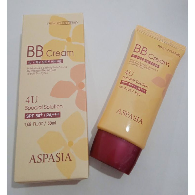 Kem nền Aspasia 4U Special B.B Solution Cream SPF 50+/PA+++ (50ml)