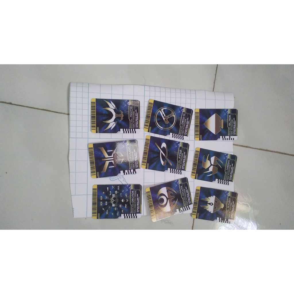 Tổng hợp card kamen rider Thẻ bài Kamen Rider Kamishop