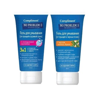 sữa rửa mặt dạng gel Compliment No Problem 200ml