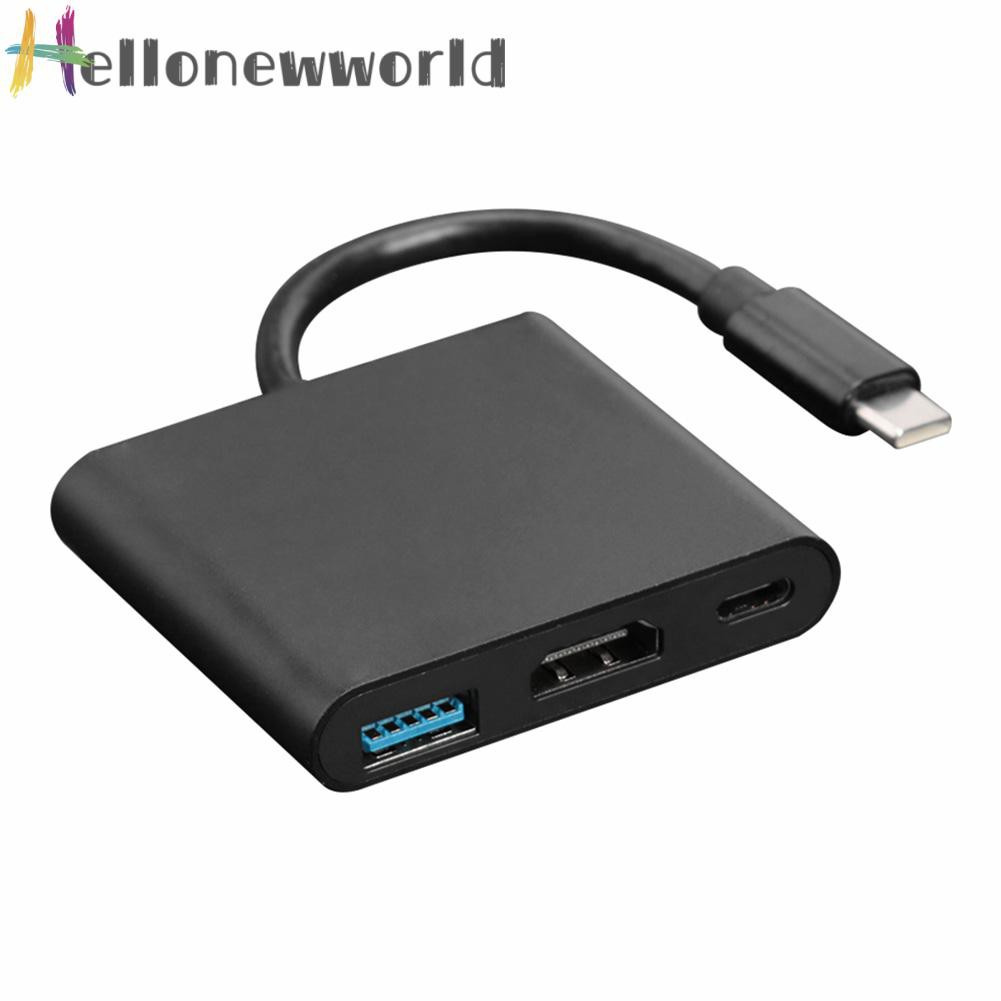 Đầu Chuyển Đổi Usb 3.1 Sang Usb 3.0 + 4k Hdmi-Compatible + Pd