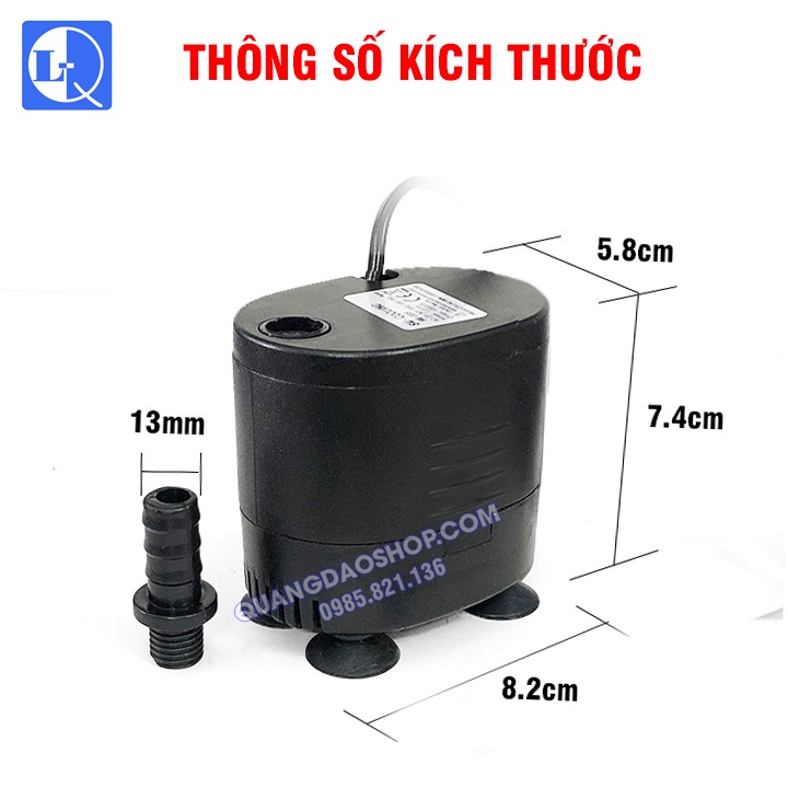 MÁY BƠM QUẠT HƠI NƯỚC 18W | DÂY ĐỒNG 100% | ĐỘ BỀN CAO