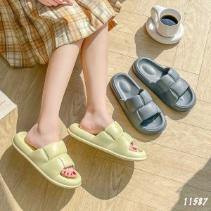Dép đế dày cặp đôi đi trong nhà đi biển chống trượt không mùi chất liệu EVA 11585
