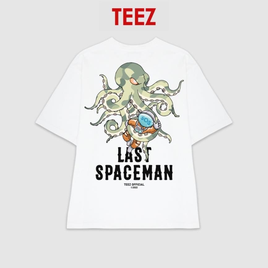 Áo Thun Unisex TEEZ - TZ1006 Form Rộng Tay Lỡ, Áo Phông Nam Nữ Bigsize Đẹp
