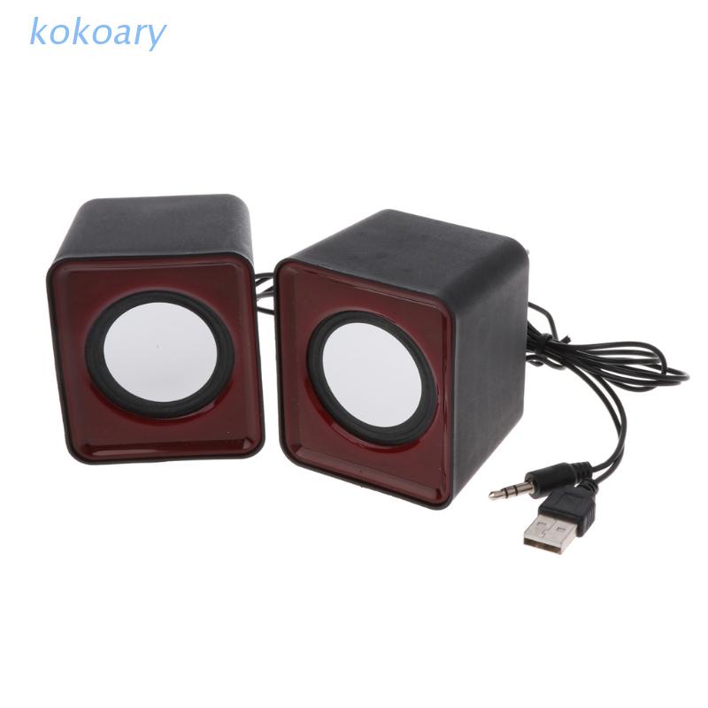 Loa Mini Có Dây Usb 2.0 Dành Cho Laptop Pc Mp3 Màu Sắc Ngẫu Nhiên