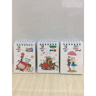 Combo 2 cuốn sổ lò xo A7