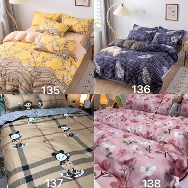 Bộ Chăn Ga Gối Cotton Poly Nhập--->> inbox chọn mẫu nhé | BigBuy360 - bigbuy360.vn