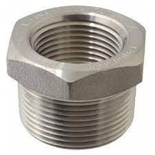 Lơ inox ren trong 1/2 ren ngoài 1' Cà rá, lơ thu ren inox