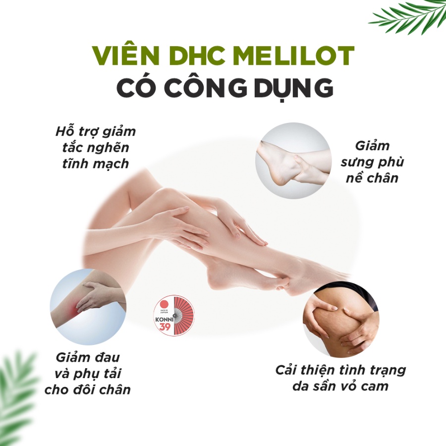 Viên uống DHC  giảm mỡ đùi DHC Melilot Nhật Bản - Bahachiha