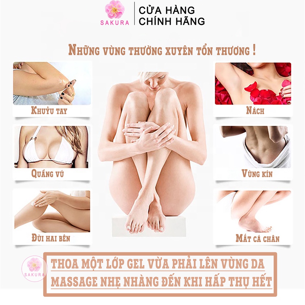 Kem làm hồng nhũ hoa vùng kín hồng môi BIOAQUA nội địa trung SAKURA 30g