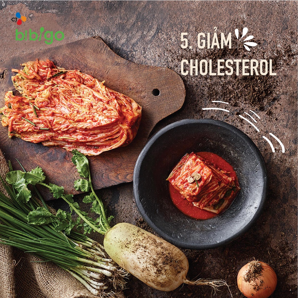 Kimchi cải thảo cắt lát Bibigo túi 100G
