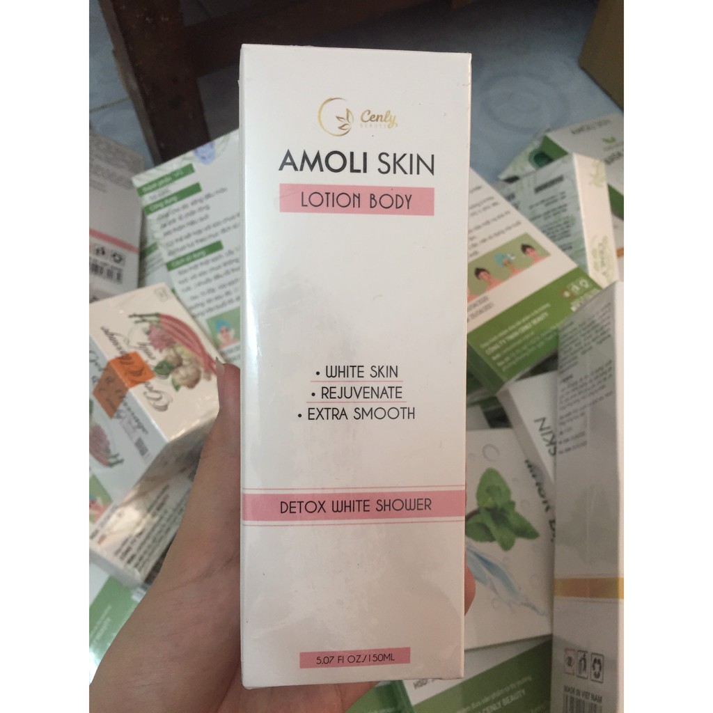 [BẬT TONE NGAY SAU 7 NGÀY DÙNG]Kem Dưỡng Da LOTION BODY AMOLI SKIN- tặng kèm mask trà xanh hoặc bạc hà tự chọn .