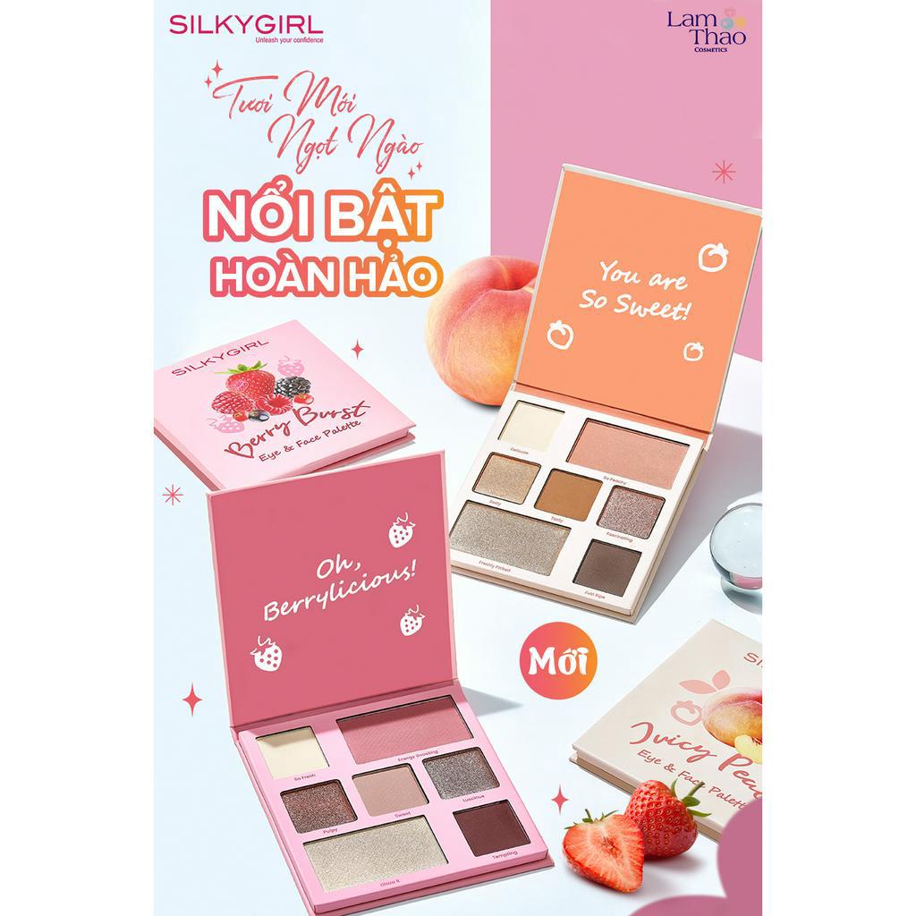 Bảng Phấn Mắt &amp; Mặt Silkygirl Eye &amp; Face Palette 12,6g