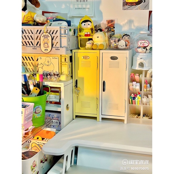 Tủ sắt locker mini - Tủ trang trí để bàn