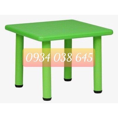 BÀN HỌC MẦM NON HÌNH VUÔNG KIỂU HÀN QUỐC ĐẸP