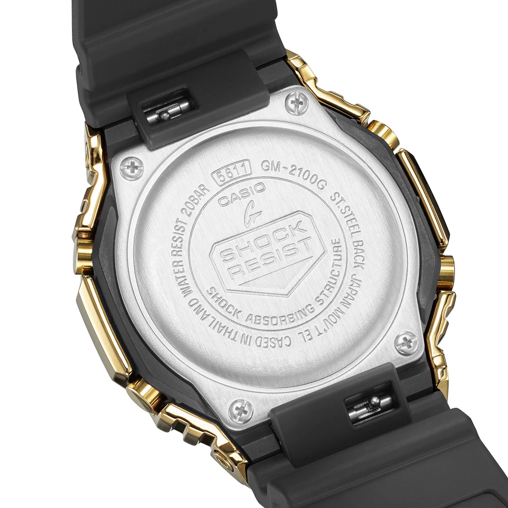 Đồng Hồ Casio Nam Dây Nhựa Chính Hãng GSHOCK GM-2100G-1A9DR