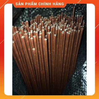 1kg que cắm lan - bọc nhựa màu nâu 100cm.