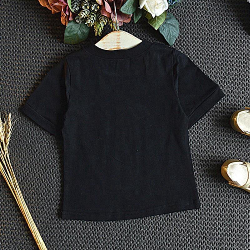 Bộ áo thun ngắn tay + chân váy nơ cho bé gái