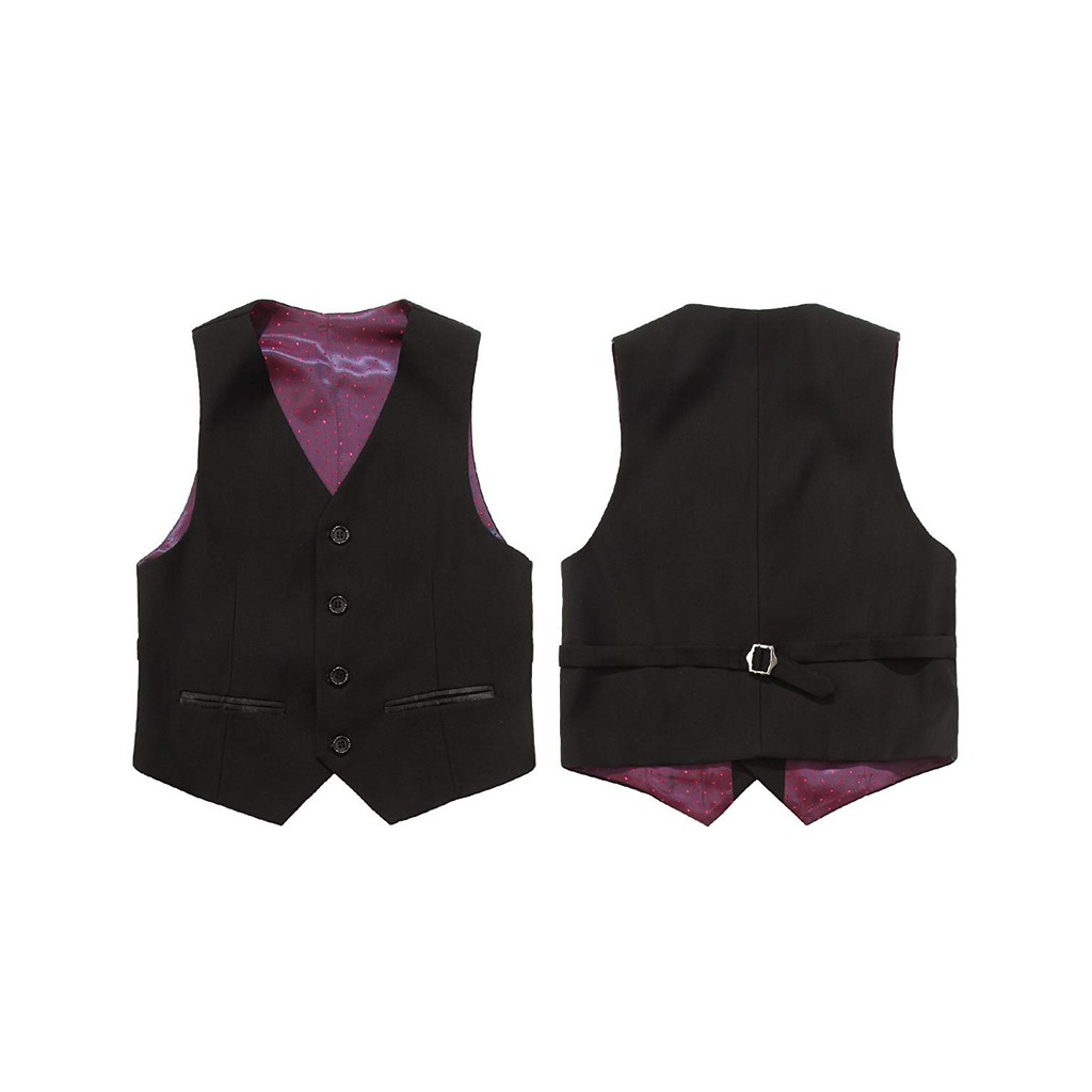 Bộ Vest - Bộ suit đen cho bé trai - VEST SUIT NXB0042 | BLACK