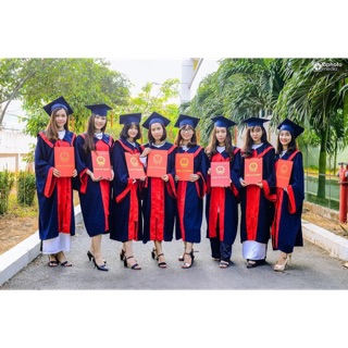 Set áo cử nhân kèm mũ người lớn