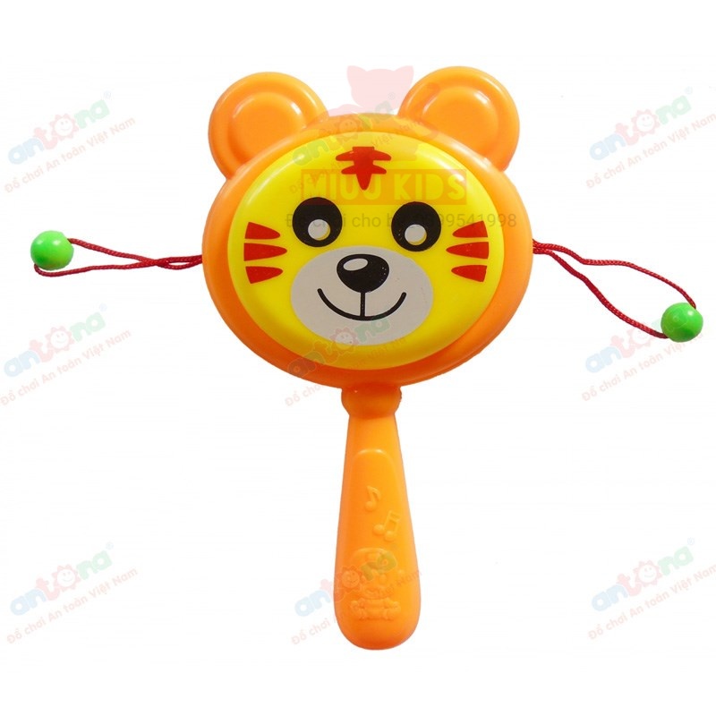 Đồ Chơi Giúp Bé Phát Triển Khả Năng Cầm, Nắm  Tập Nhận Biết Màu Sắc- Xúc Xắc Trống Antona