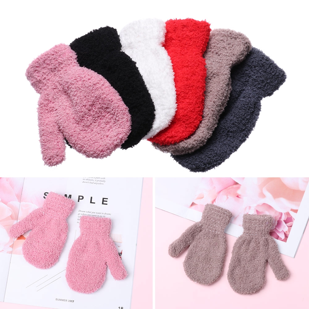 Găng tay cotton mềm mại họa tiết dễ thương dành cho bé