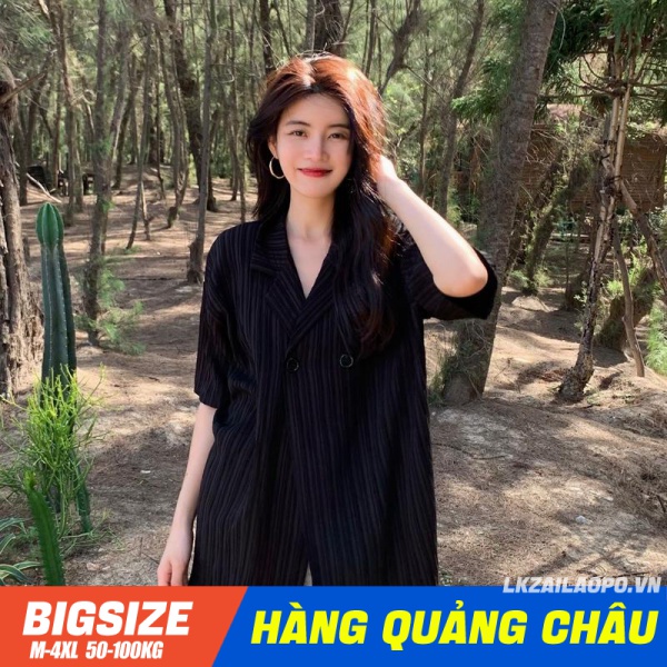 Áo vest blazer ⚡️𝐁𝐈𝐆𝐒𝐈𝐙𝐄⚡️ Áo nữ form rộng tay ngắn mỏng mùa hè Phong cách Hàn Quốc Thời Trang tiểu thư cá tính xinh đẹp bigsizegiaree